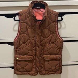 J  Crew Quilted Vest